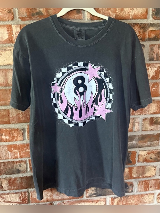 Comfort Colors Tops - Comfort Colors Pepper Graphic Tee with eight ball 🎱